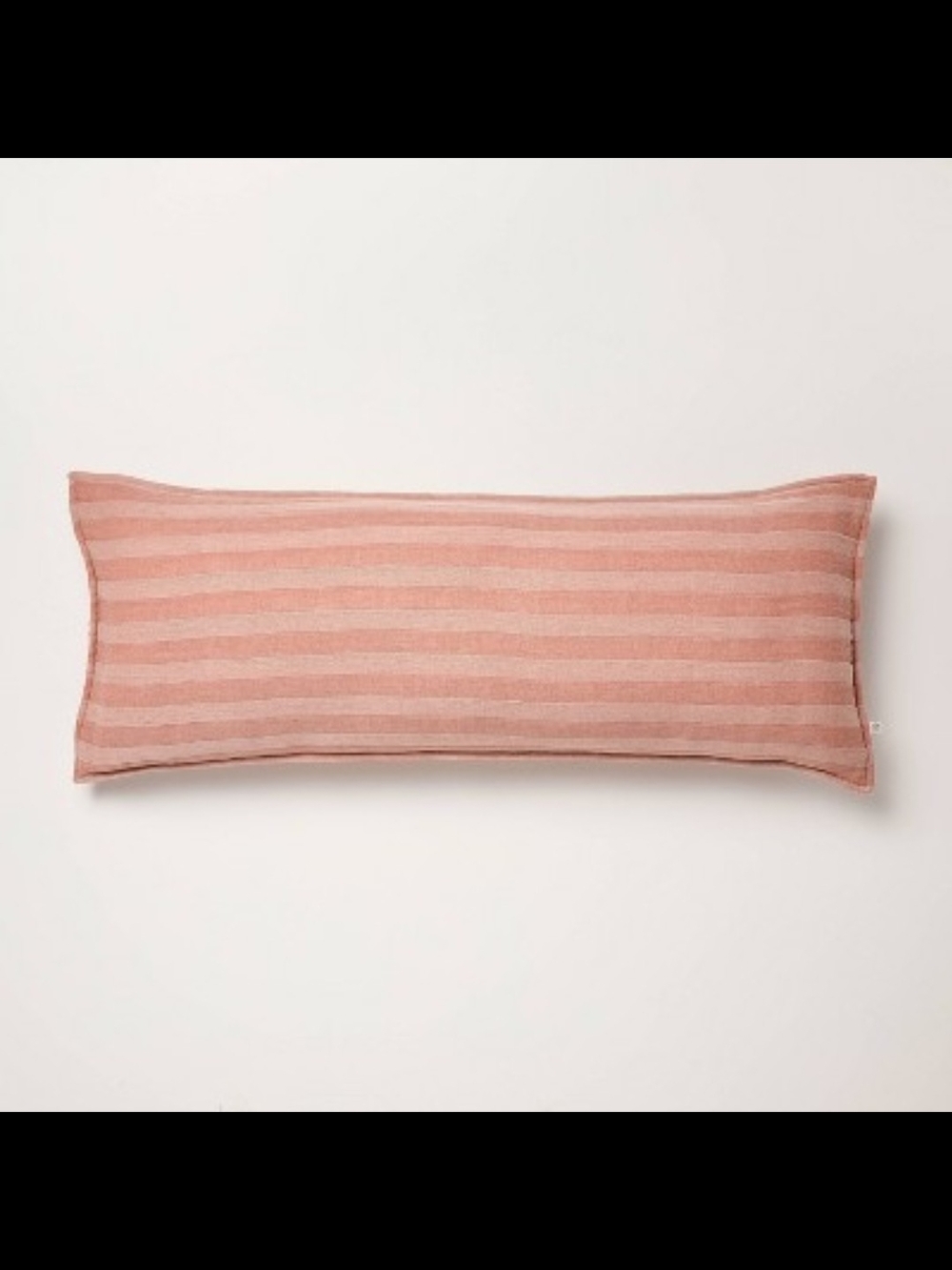 Hearth & Hand With Magnolia Pink Coral RUST Striped Lumbar Pillow